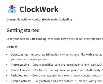 ClockWork Circadian Behavior Analysis Suite